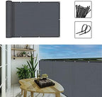 3'x20'balcony privacy screen cover fence cover uv protection on a desk or shelf