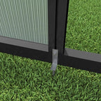 7.2ft high 6*10.2ft greenhouse for outdoors,polycarbonate greenhouse with, package contents
