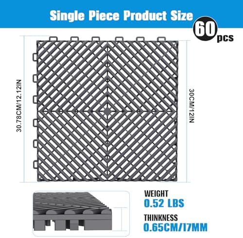 jocoevol 60-pcs interlocking tile, 12" x 12" indoor/outdoor shown in use