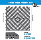jocoevol 60-pcs interlocking tile, 12" x 12" indoor/outdoor shown in use
