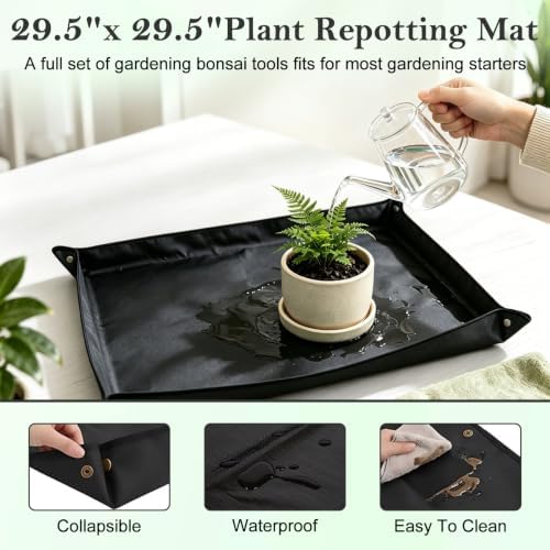 bonsai tools set, 26 pcs garden tools set, close-up detail