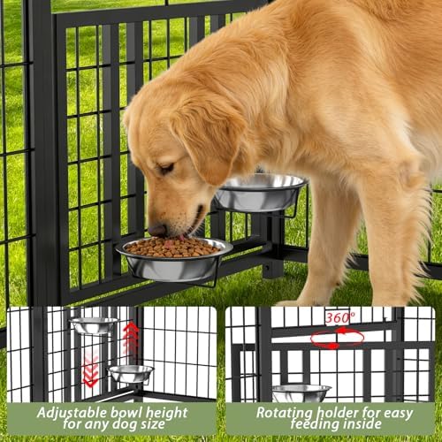lovmor 8' x 4' outdoor dog kennel with, package contents