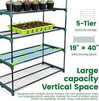 worth garden 50% extra wide mini greenhouse 5, close-up detail
