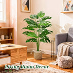 der rose 44" tall fake plants, artificial tree shown in use
