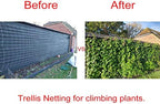 5x350ft garden trellis netting - heavy-duty polyester outdoor, front angle view