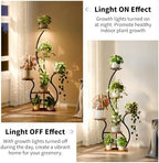 bacekoll plant stand with grow lights 6 tier, close-up detail