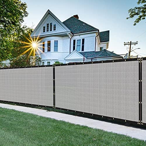 6'x40' privacy screen fence heavy duty fence panels, view 9