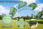 porayhut pop up greenhouse tent,portable x-large walk-in flower on a desk or shelf