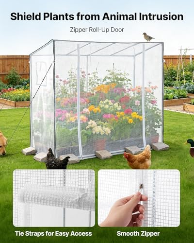vevor walk-in greenhouse, 76.8" x 30.3" x 66.1", package contents