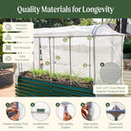 vego garden 2.0' x 5.0' mesh cover system,pest, close-up detail