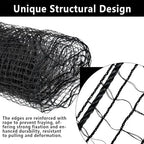 poyee deer fence netting 4x100ft plastic mesh netting, side view