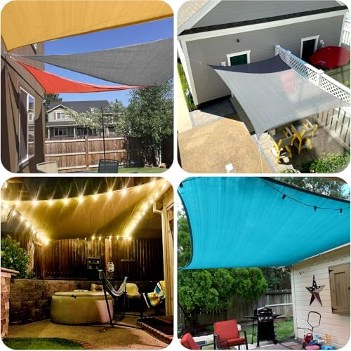 sunlax sun shade sail 10' x 10' x on a desk or shelf