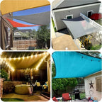 sunlax sun shade sail 10' x 10' x on a desk or shelf