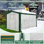eagle peak 12x8 walk in pop up greenhouse, package contents