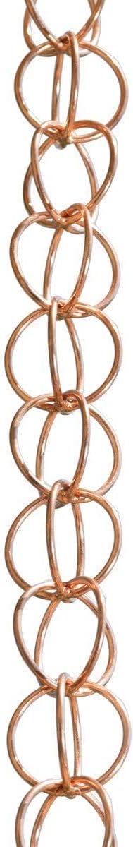 monarch rain chains pure copper ring rain chains, main product view