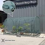 large tunnel 8.2'x4' plant netting cover 4ft tall shown in use