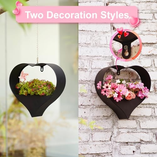 metal plant hangers indoor and outdoor: pots with showing dimensions
