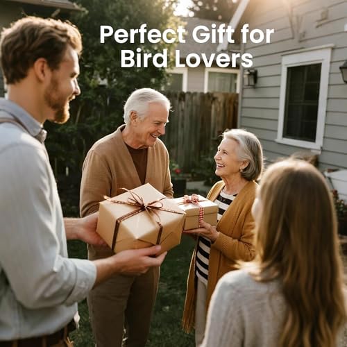 smart bird feeder with camera solar powered, 2k, view 9