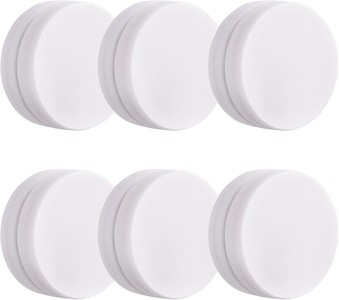 Magnetic Shower Curtain Weights, Rubber Covered Heavy Duty Weights, Prevent Curtain Liner from Blowing Around, Work for Drapery, Tablecloth, Flag, Outdoor Curtain 6 Pairs(Pack of 12)