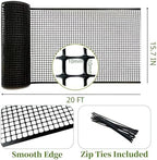 potatolife 15.7'' x 20' plastic wire for poultry shown in use