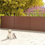 giantex 36''h x 48''w air conditioner fence privacy, front angle view