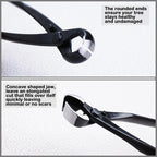 bonsai tool set - 8" concave cutters and, close-up detail