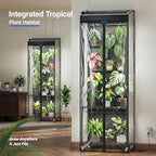 barrina lh600 pegboard indoor greenhouse with grow light, package contents