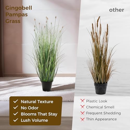 3ft / 4ft extra lush artificial plant (2pcs), side view