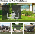 outdoor privacy screen 72" h x 47" w showing dimensions