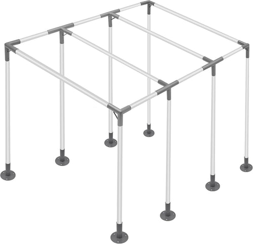 8 leg carport kits，slant roof canopy fitting kit, main product view