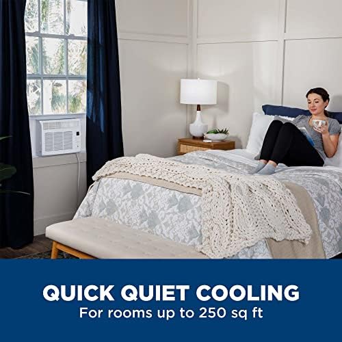 ge electronic window air conditioner 6000 btu, efficient, close-up detail