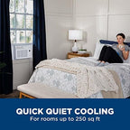 ge electronic window air conditioner 6000 btu, efficient, close-up detail