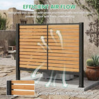 docred 8ft w x 6ft h air conditioner, side view
