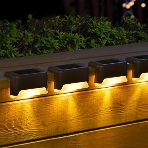 solpex solar deck lights outdoor 24 pack,step light, main product view