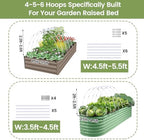 garden hoops 120pcs, sunwuk greenhouse hoops for 2.5-5.5ft, close-up detail