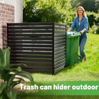 no-dig metal privacy fence screen, 60" h ×, close-up detail