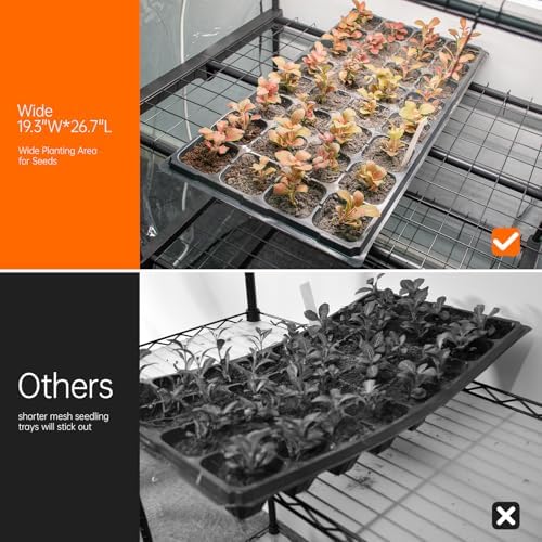 bstrip indoor greenhouse with grow light, 4x20w plant on a desk or shelf