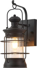 ylong-zs black farmhouse wall sconce, rustic lantern wall, main product view
