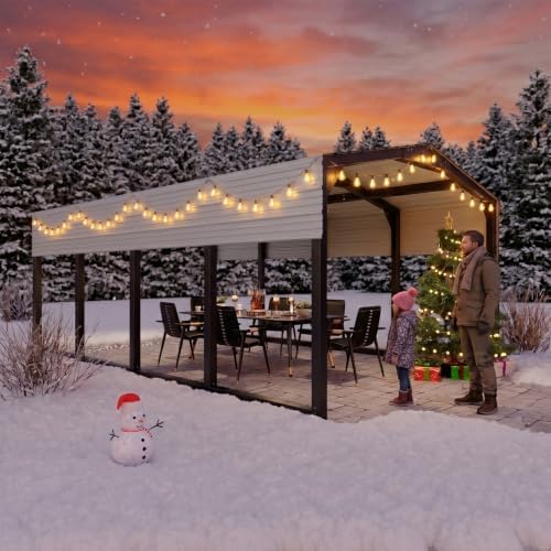 military-grade metal carport 12x20 ft, heavy- duty galvanized, package contents
