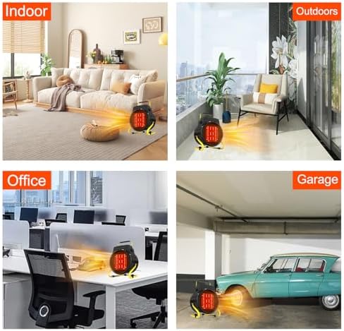 outdoor heater for patio, 1500w electric garage outdoor, package contents