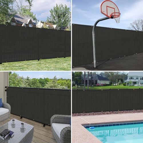 windscreen4less 6'x50' privacy fence screen heavy duty windscreen on a desk or shelf
