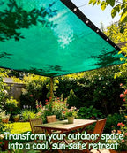 90% green shade cloth 10ft x 24ft heavy, package contents