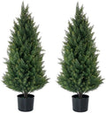 artificial topiary trees 3 foot artificial cedar trees, main product view