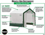 miracle-gro 6' x 6' x 6' all-season indoor/outdoor showing dimensions