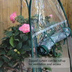 gardzen 2 pack 27"x27"x31" pop up grow tent, side view