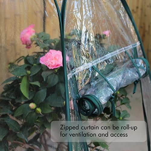 gardzen 2 pack 27"x27"x31" pop up grow tent, side view