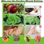 78x10ft mosquito netting garden mesh netting, fly bird, package contents
