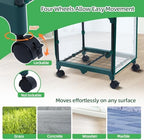 ohuhu mini greenhouse for indoor outdoor, small plastic shown in use