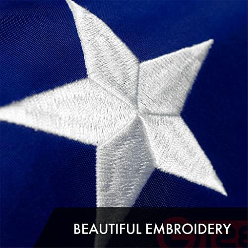 g128 american usa flag | 10x15 ft |, close-up detail