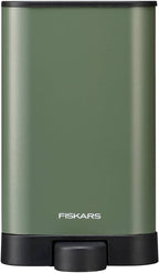 Fiskars Urban Plant Care Small Shears with Holder | For fine cuts on indoor plants, total length 17 cm, stainless steel/plastic, dark green/black, 1075315